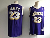 Lakers 23 Lebron James Purple Hardwood Classics Jersey,baseball caps,new era cap wholesale,wholesale hats